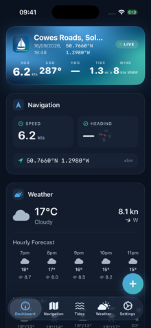 Yarely Dashboard screen